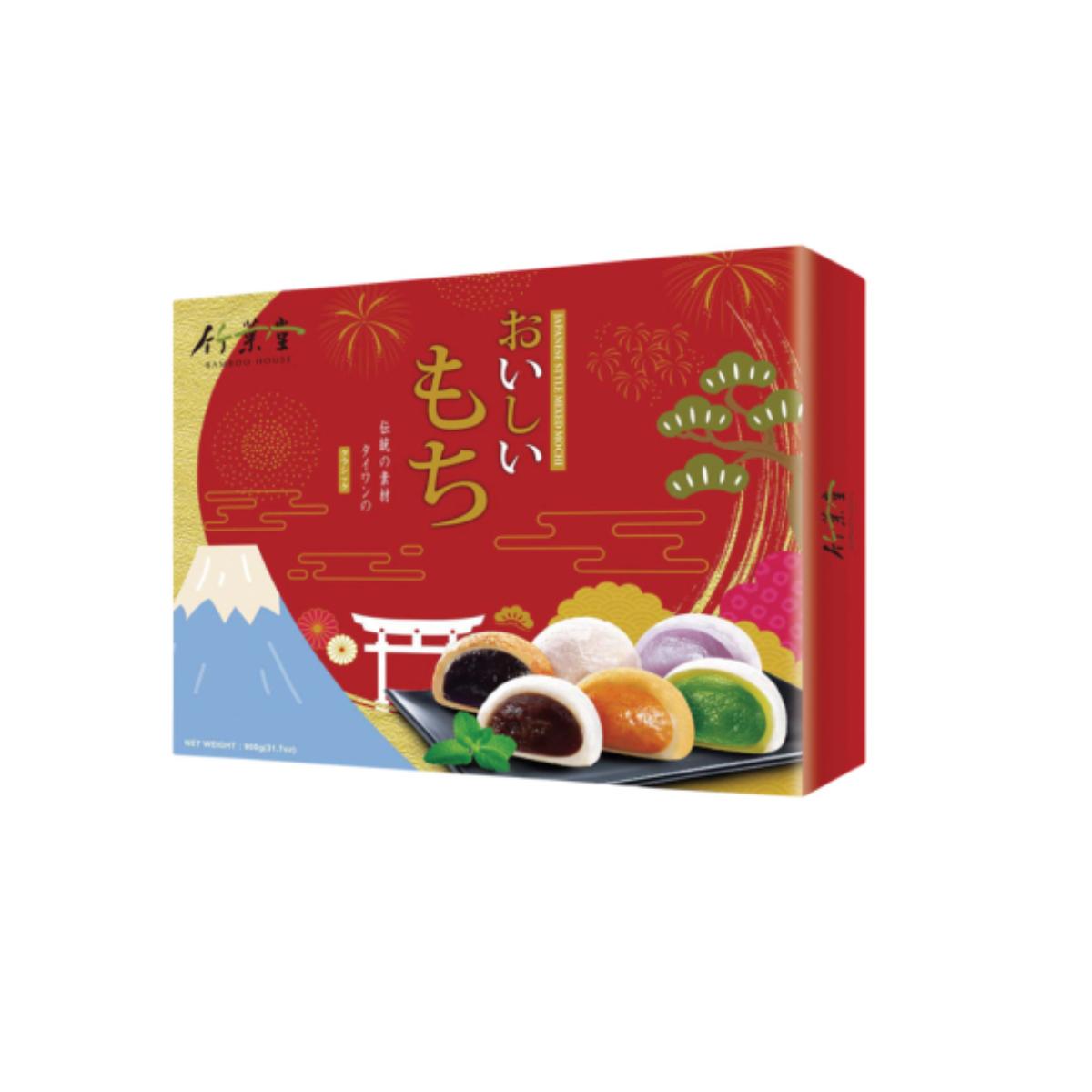 Mochi, gemischte Geschmacksrichtungen nach japanischer Art Bamboo House  900 g