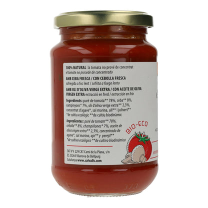 Salsa di pomodoro e funghi ECO Cal Valls, 350 g