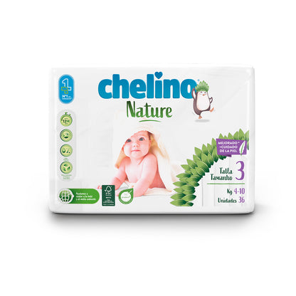 Blöjor T3 4-10 kg Chelino Nature 36 st