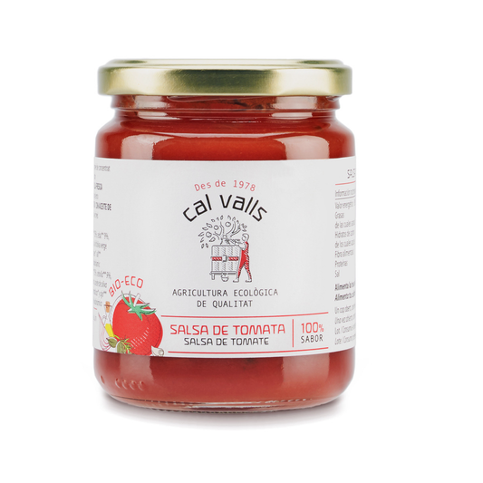 Sauce tomate au basilic ECO Cal Valls 350 g