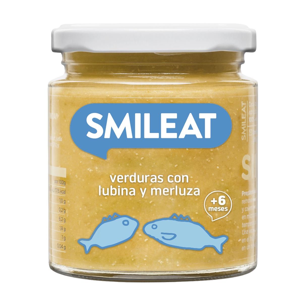 Słoiczek BIO Warzywa z labraksem i morszczukiem Smileat, 230 g