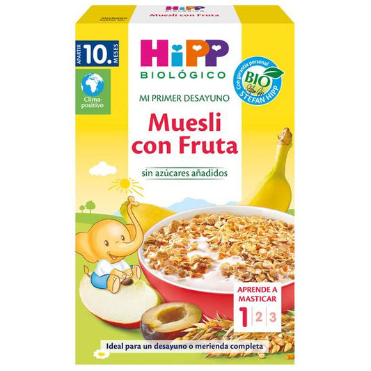 Muesli per bambini con frutta biologica +10 mesi HiPP 200 g