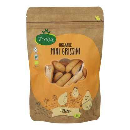 Mini grissini z sezamem BIO bezglutenowe Zealia 70 g