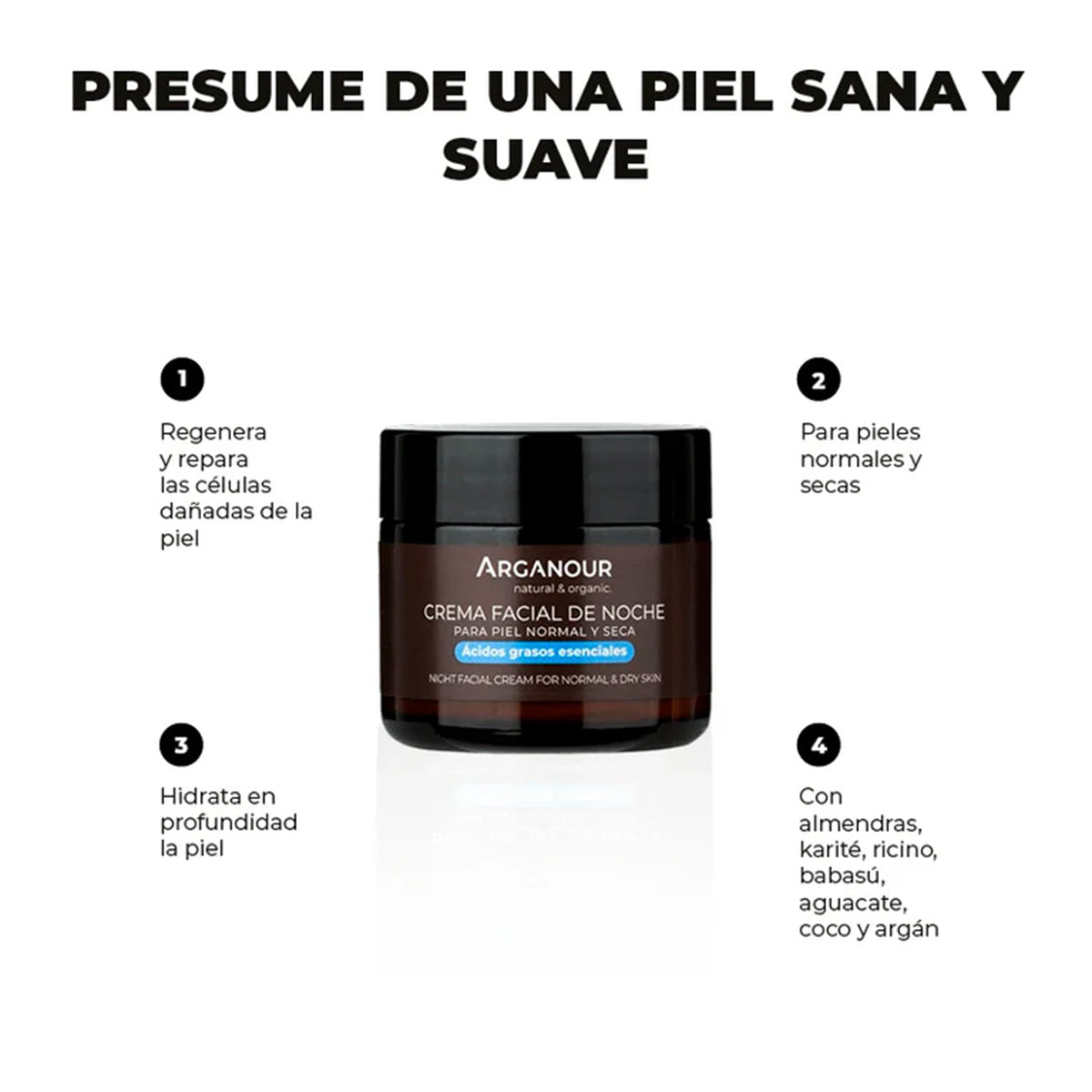 Arganour BIO argannattkräm 50 ml