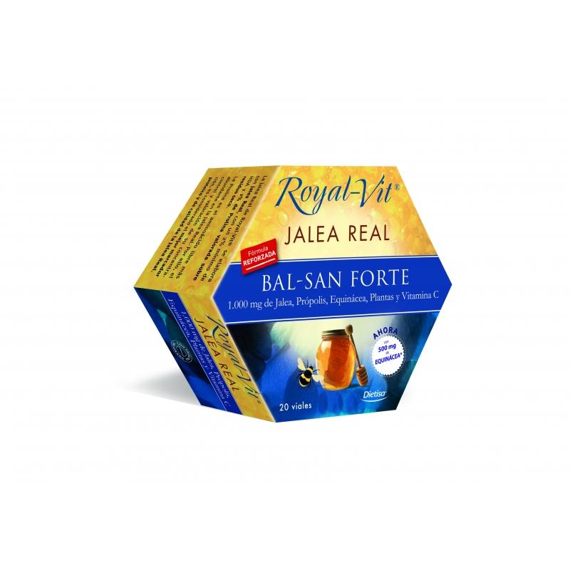 Kunglig gelé Bal-San Propolis, Echinacea och C-vitamin Royal Vit 20 ampuller