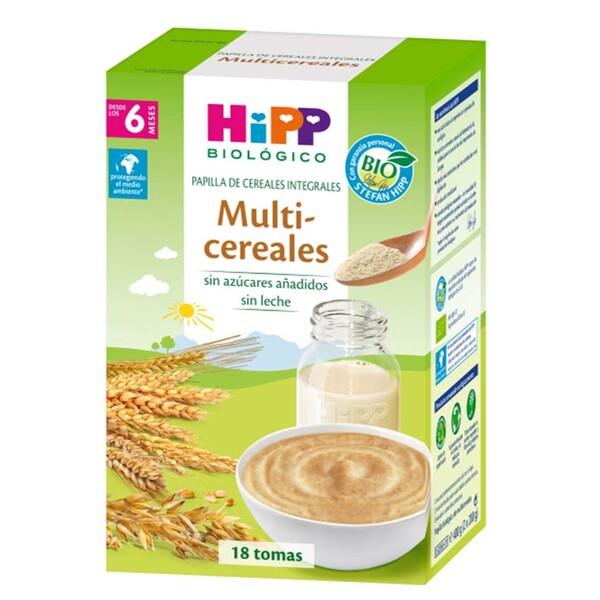 Pack x 3 Papilla multicereales bio +6 meses HiPP 400 g