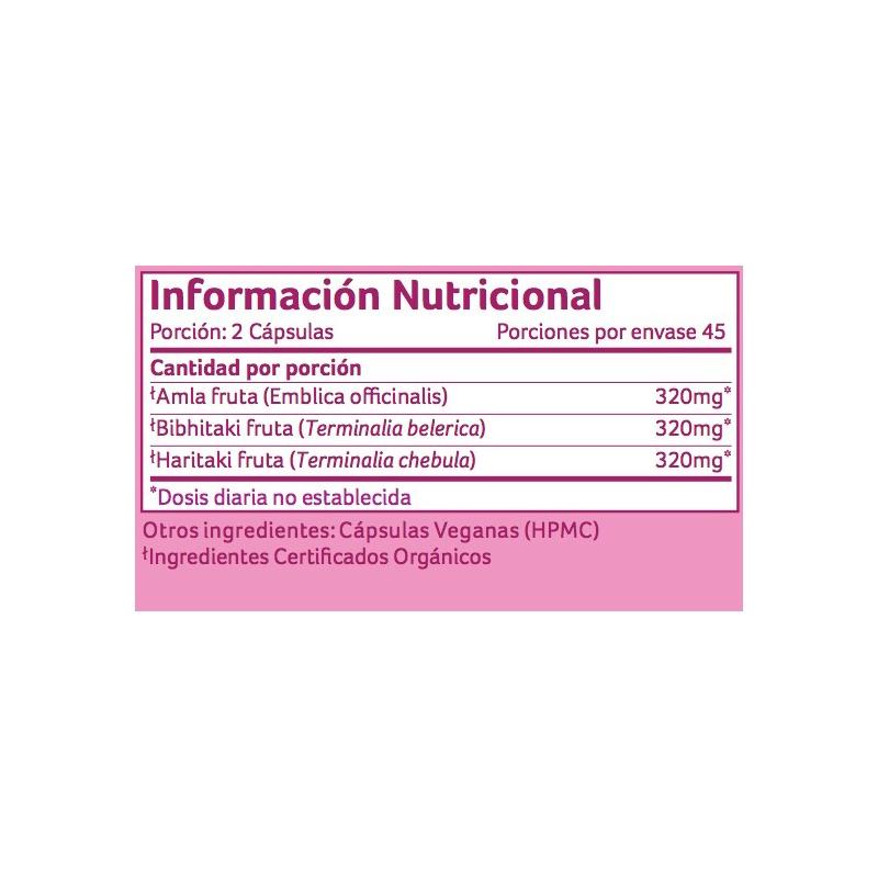 Triphala Organic India 90 gélules