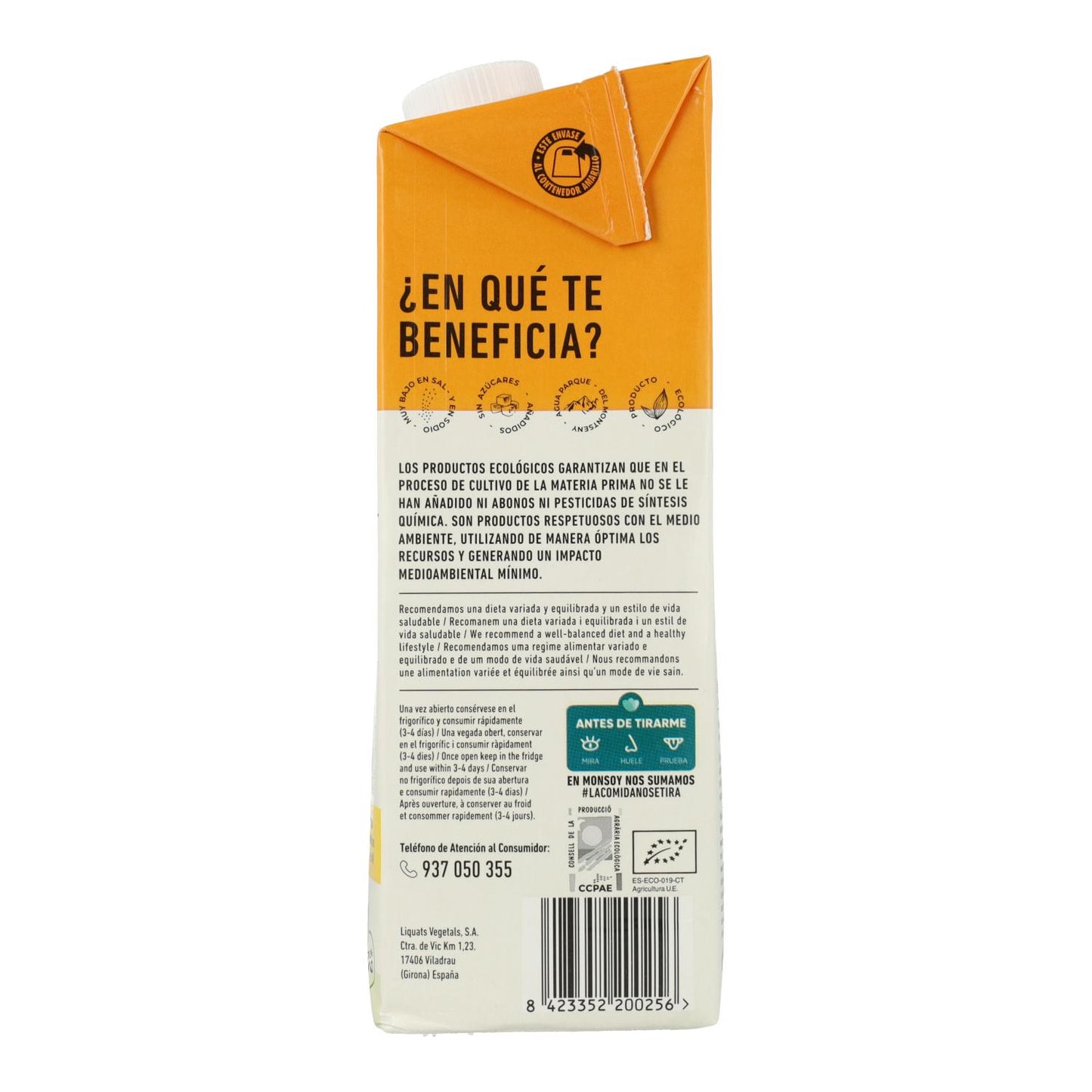 6er-Pack Bio-Haferdrink Monsoy 1 l