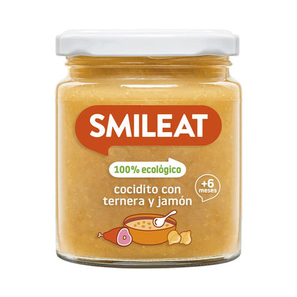 Packung Bio-Fleisch- und Fischgläschen Smileat 4 Stück à 230 g