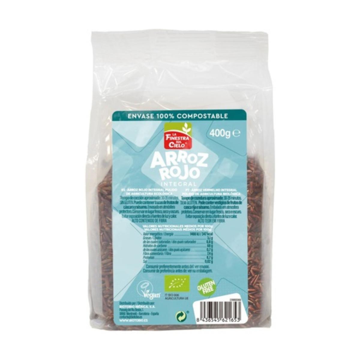 Polerad röd vildris, ekologisk, La Finestra Sul Cielo, 400 g
