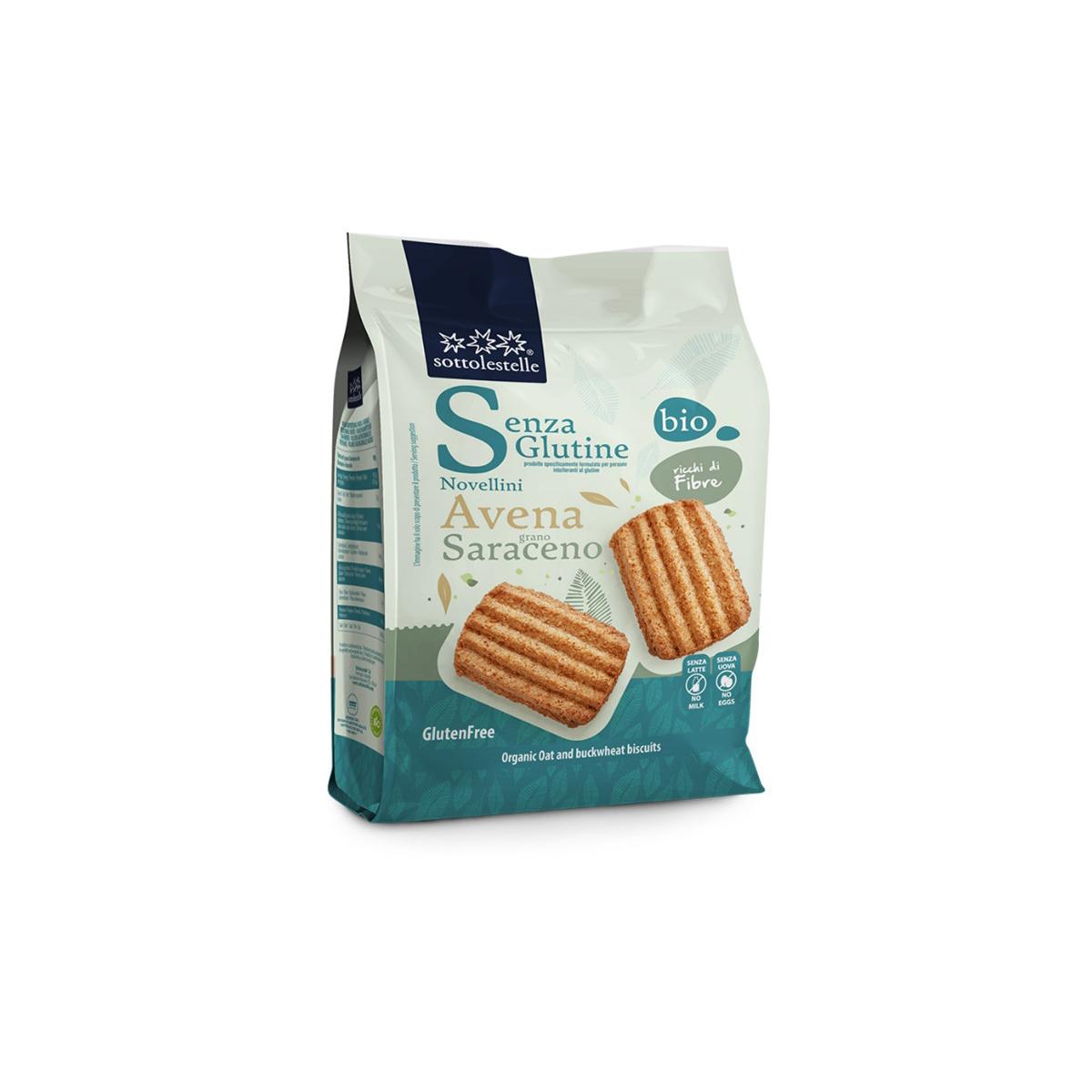 Biscuits à l'avoine et au sarrasin sans gluten Sotto 250 g