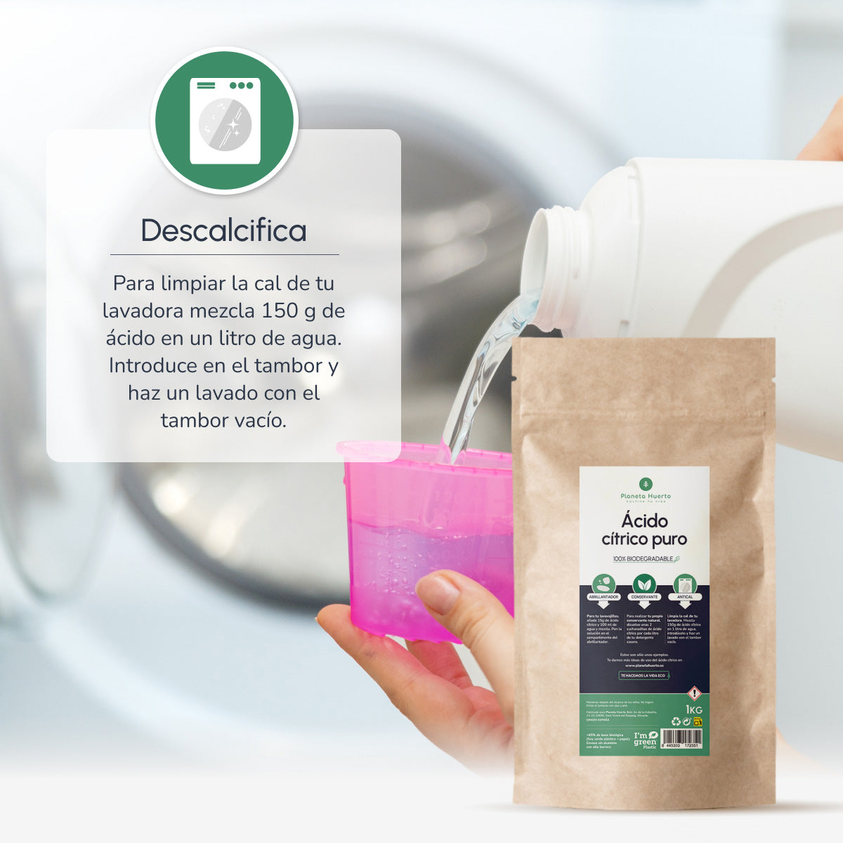 Pack 3xAcide citrique Planeta Huerto 2,5 Kg