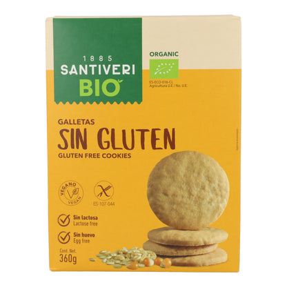 Glutenfreie Kekse Bio 2P Santiveri 360 g