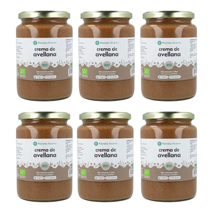 Pack 6x Crema de Avellanas ECO Planeta Huerto 700g