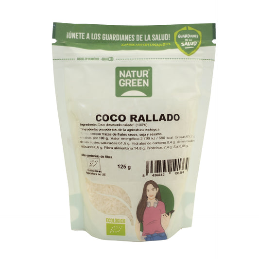 Cocco grattugiato biologico Naturgreen 125 g