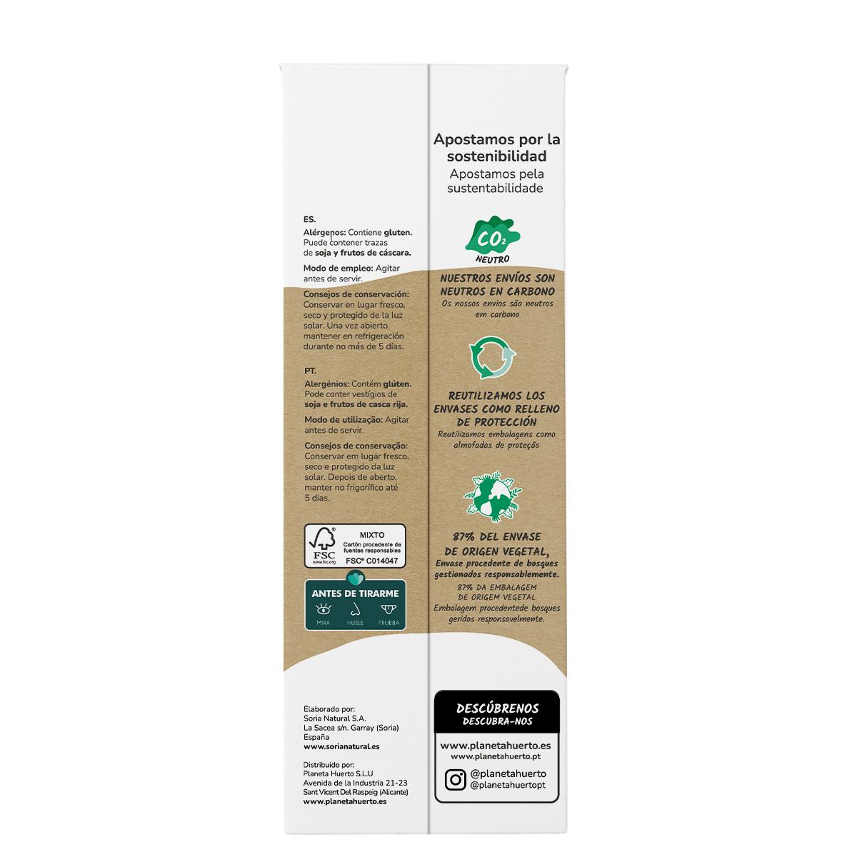 Pack 6x Haferdrink ECO Planet Garden Haferdrink 1L
