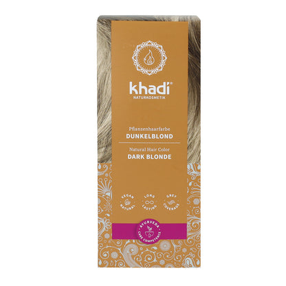 Khadi natural dark ash blonde hair dye 100 g