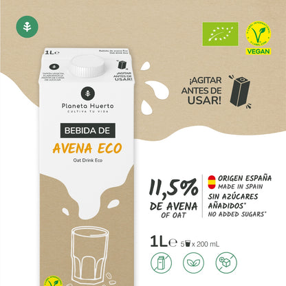 Bevanda d'avena ECO Planet Garden Bevanda d'avena 1L