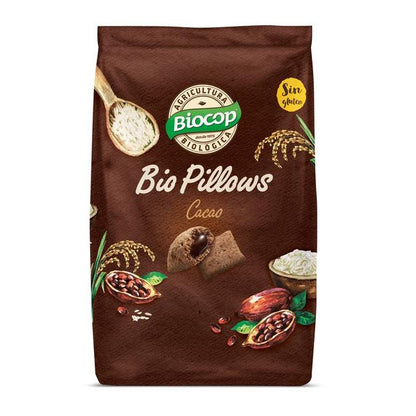 Biopillows Gluten-free Dark Chocolate-filled Cereals Biocop 300 g