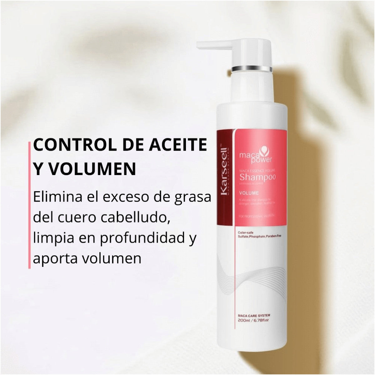 Champú Voluminizador Karseell 200 ml