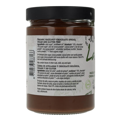 Vegane glutenfreie Schokoladen-Haselnuss-Creme La Vida Vegan 600 g