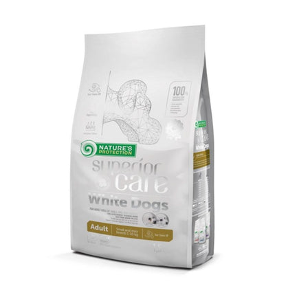Nature's Protection White Dog Pienso grain free Cordero adulto razas pequeñas 1,5 Kg