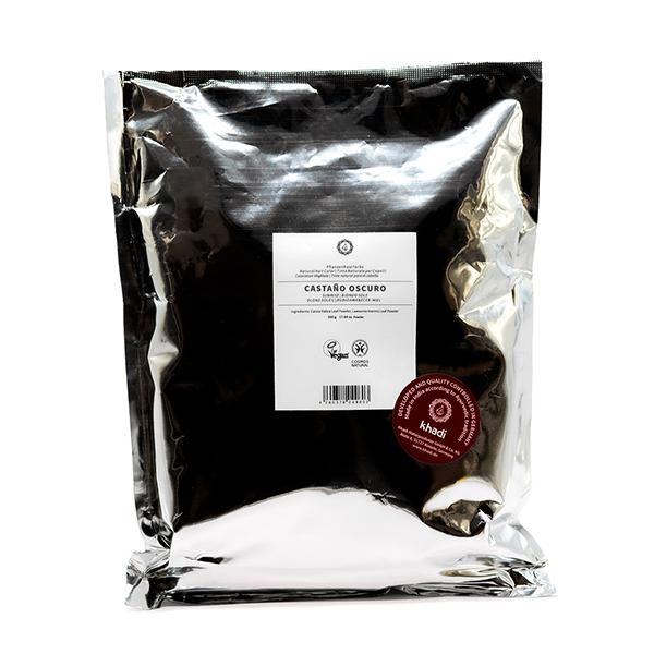 Naturalna farba do włosów w kolorze ciemny kasztan Khadi 100 g
