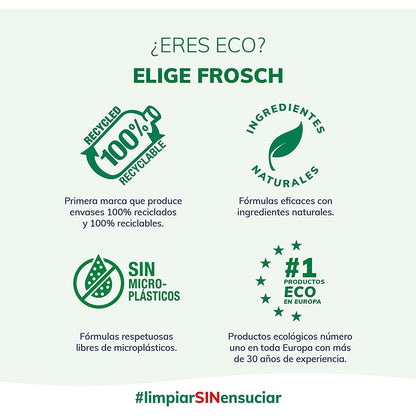 Pack 8X Liquide vaisselle citron Eco Frosch 750 ml