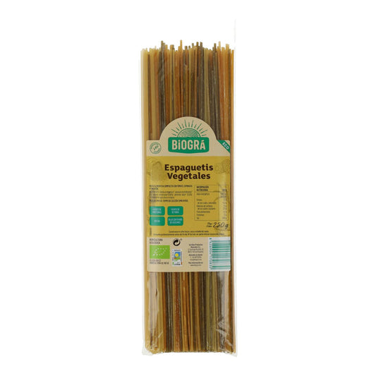 Spaghetti con verdure Biogra 250 g