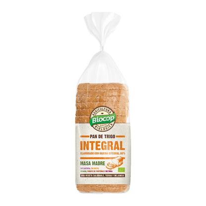 Pain de mie moelleux à la farine complète BIO avec levain Biocop 400 g