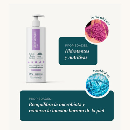 Żel pod prysznic z fioletowego ryżu Green Corners Care 400 ml