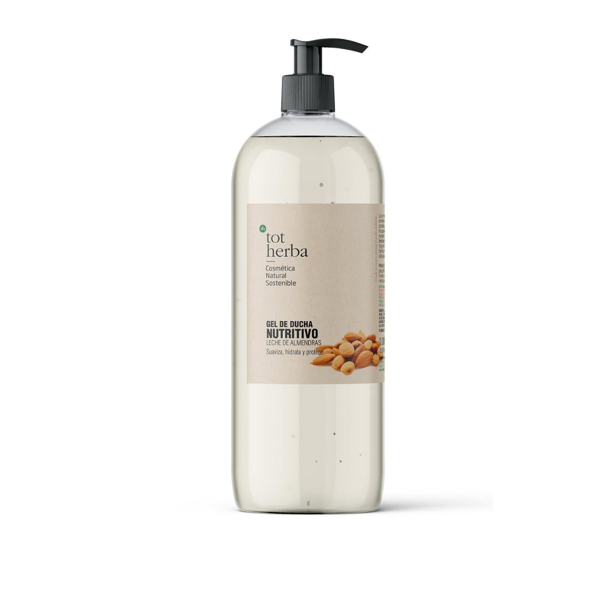 Gel douche au lait d'amande 1 L Tot Herba