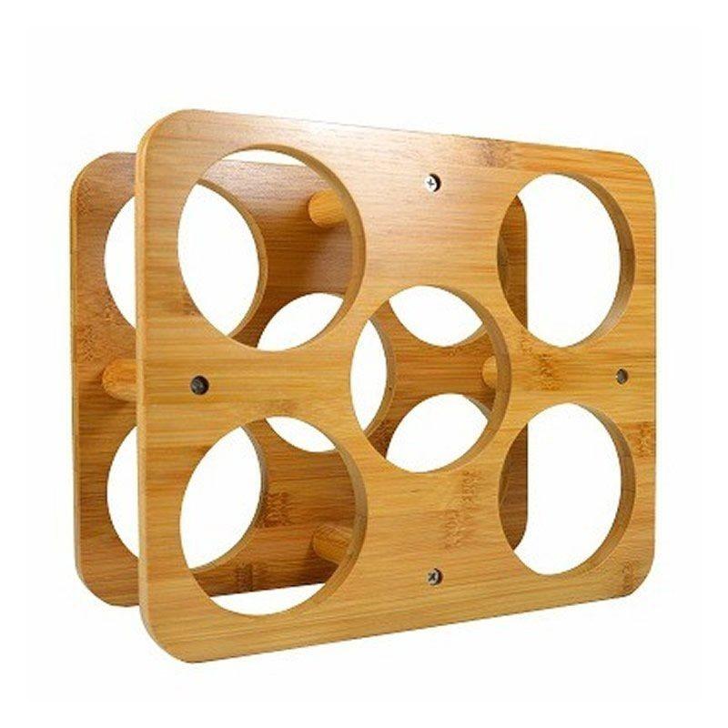 Portabottiglie in bambù Jocca