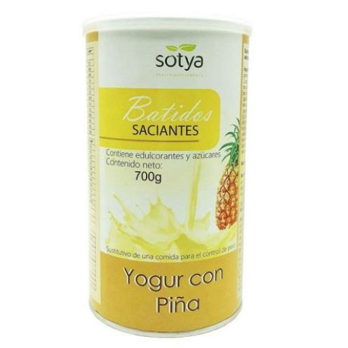 Milkshake rassasiant au yaourt et à l'ananas Sotya 700 g