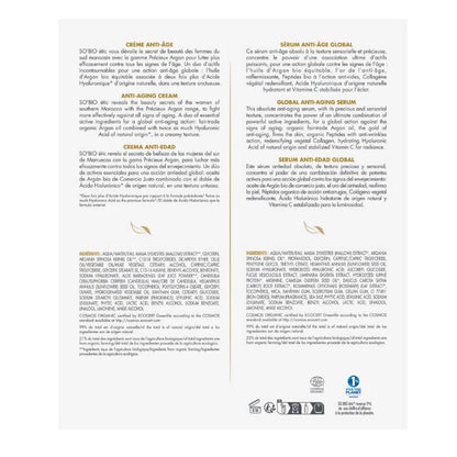 Precious Organic Argan & Hyaluronic Acid Facial Care Gift Set, So 'Bio