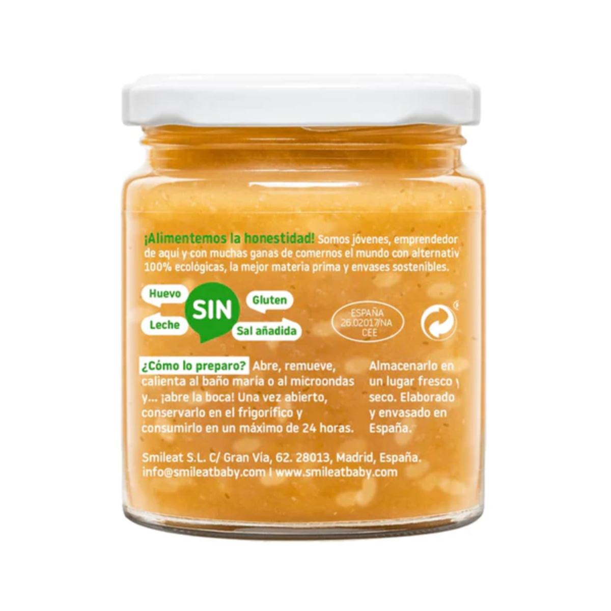 Promo 3 x Organic Rice with Turkey and Vegetables Jars CA CHI TOS Smileat 230g