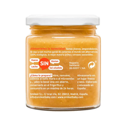 PROMO 3x BIO-burk med pumpa och zucchini +6 månader Smileat, 230 g