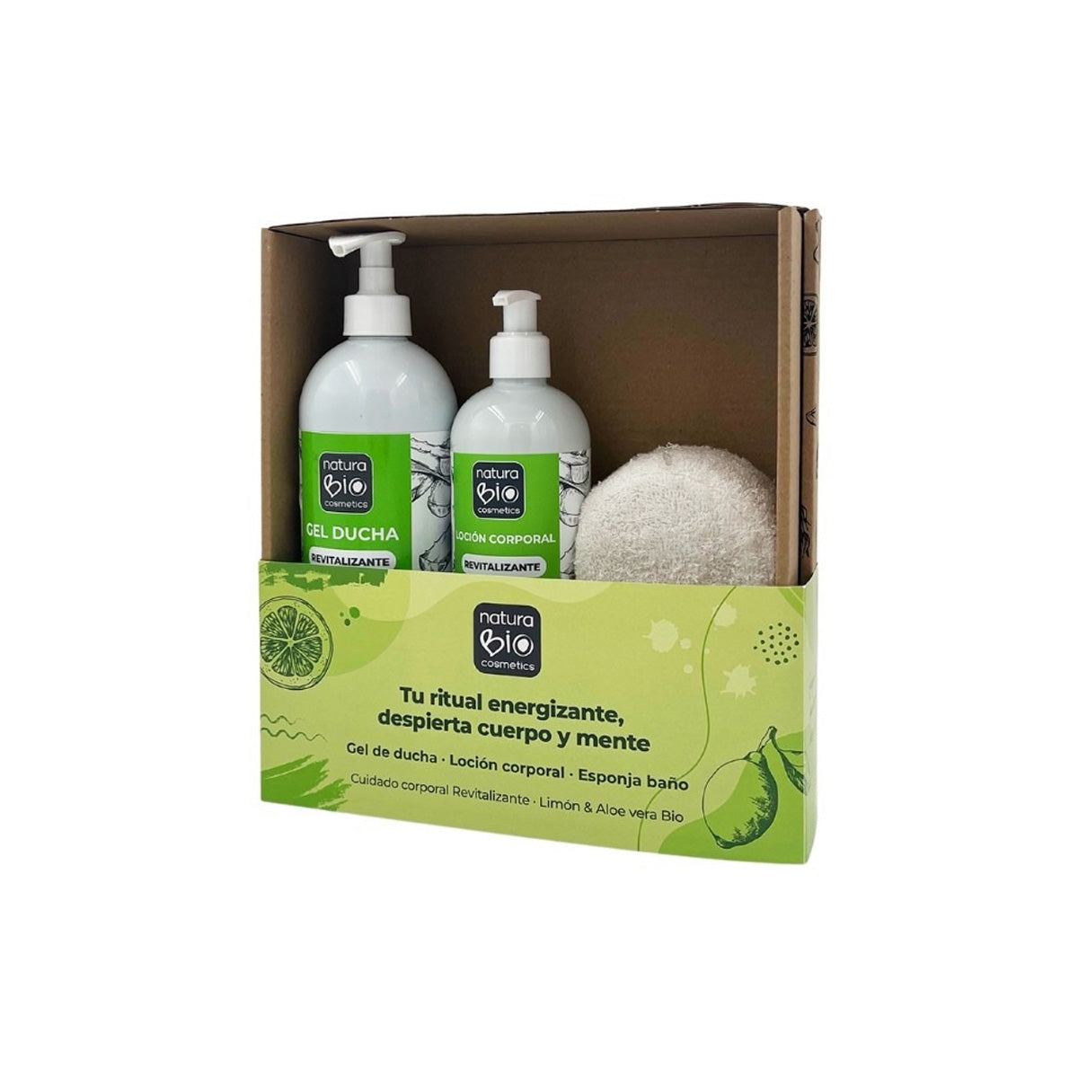 Świąteczny zestaw do higieny i pielęgnacji ciała Revitalizante + prezent w postaci pudełka upominkowego NaturaBIO Cosmetics