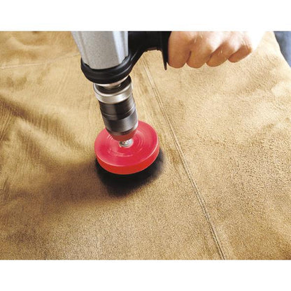 Wolfcraft 2713000 - 1 polishing brush with soft bristles, round shank Ø 6 mm Ø 80 mm