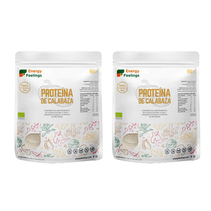 Pack of 2 Energy Feelings Organic Pumpkin Protein 1 kg