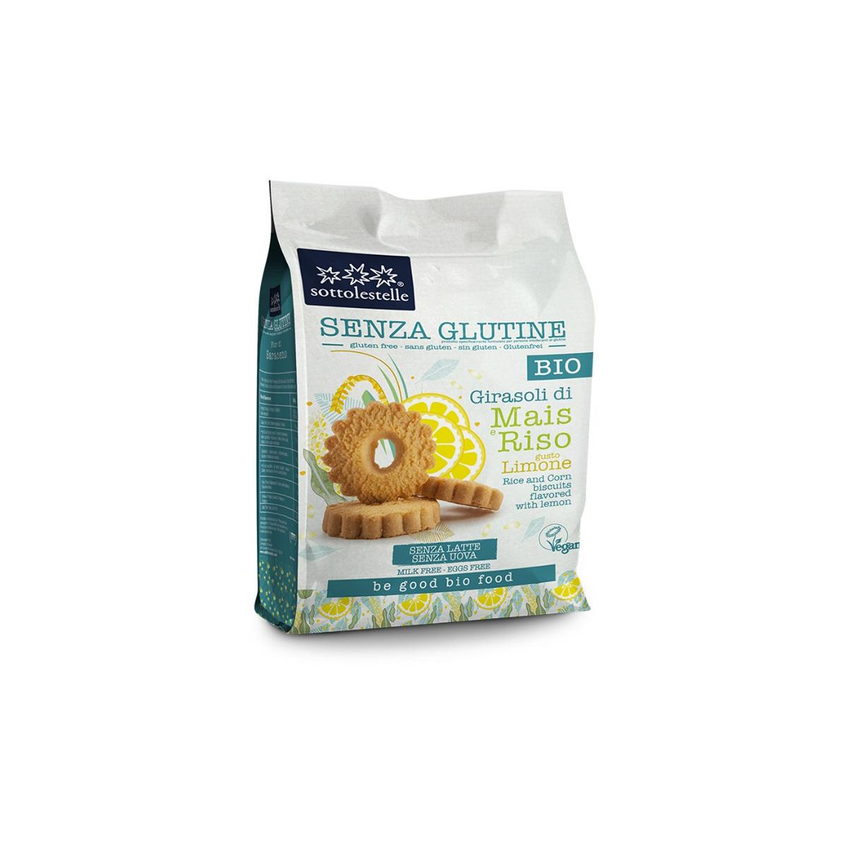 Sotto gluten-free lemon rice and corn biscuits, 250 g