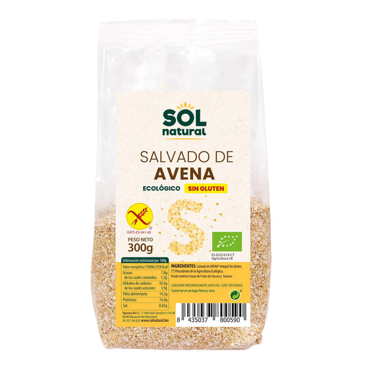 Farina d'avena senza glutine Sol Natural 300 g