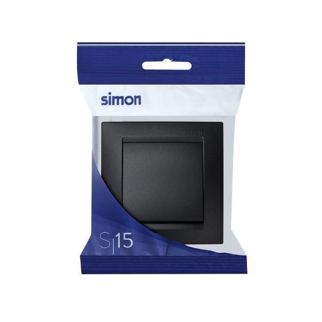 Simon 15 interrupteur Graphite