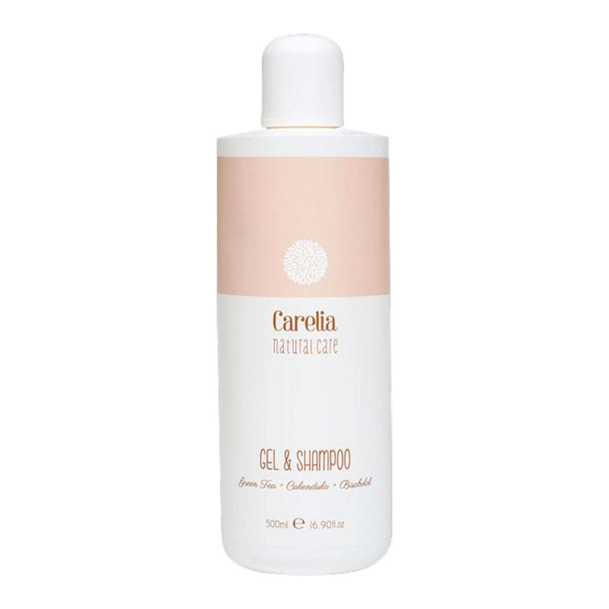 Gel & Champú de Té Verde, Caléndula y Bisabolol seguros durante el embarazo Carelia 500 ml