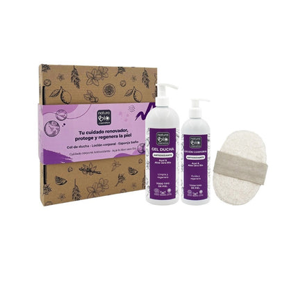 Confezione natalizia Igiene e cura del corpo Antiossidante + Omaggio confezione regalo NaturaBIO Cosmetics