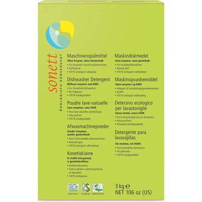 Sonett Dishwasher Powder 3 kg