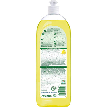 Pack of 8 Frosch Eco Lemon Dishwasher Detergent 750 ml