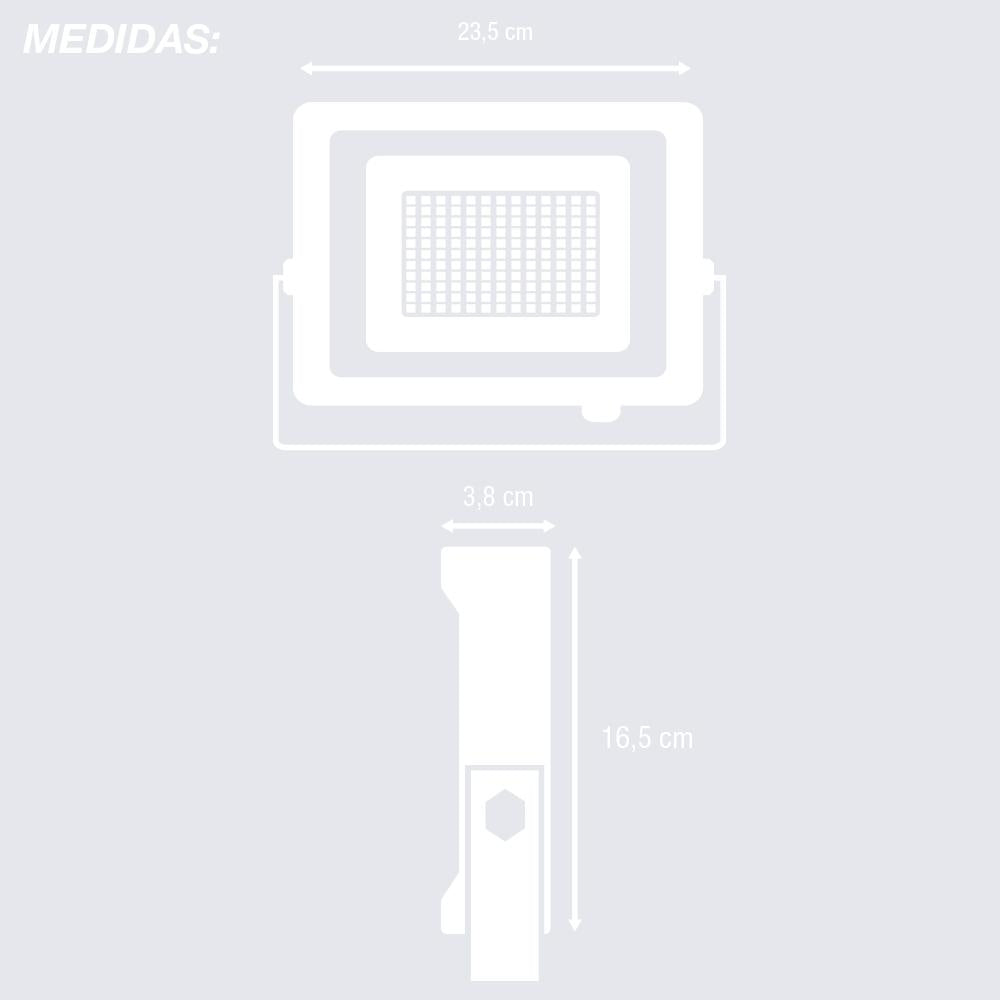 Fast LED-strålkastare 10W