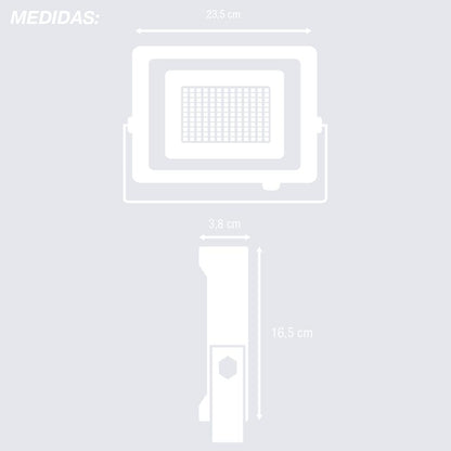 Fast LED-strålkastare 10W