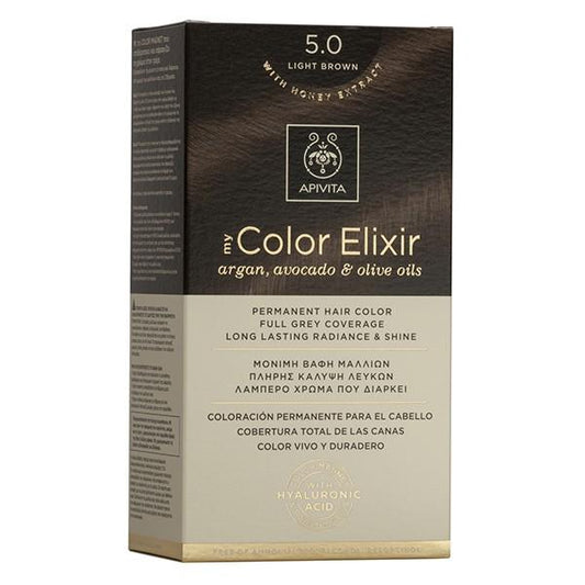 Farba do włosów My Color Elixir N5.0 Kasztanowa Apivita